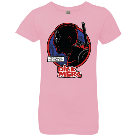 T-Shirts Light Pink / YXS Dick Merc Girls Premium T-Shirt