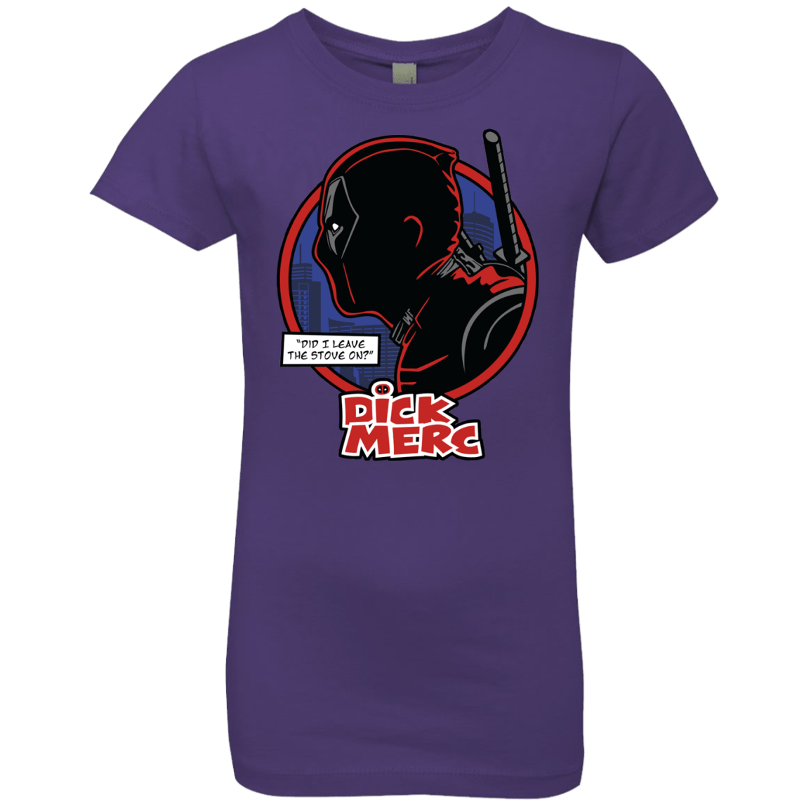 T-Shirts Purple Rush / YXS Dick Merc Girls Premium T-Shirt
