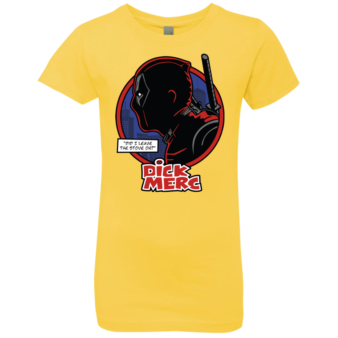 T-Shirts Vibrant Yellow / YXS Dick Merc Girls Premium T-Shirt