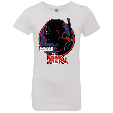 T-Shirts White / YXS Dick Merc Girls Premium T-Shirt