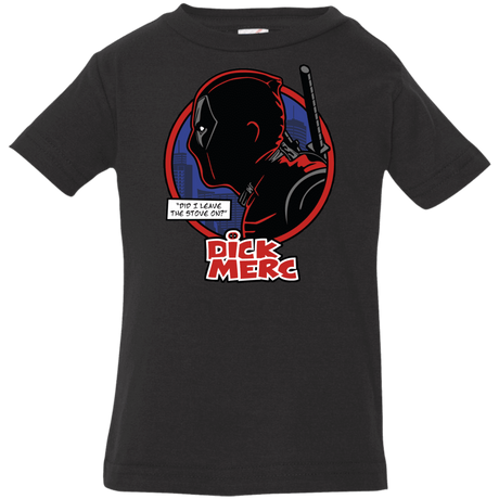 T-Shirts Black / 6 Months Dick Merc Infant Premium T-Shirt
