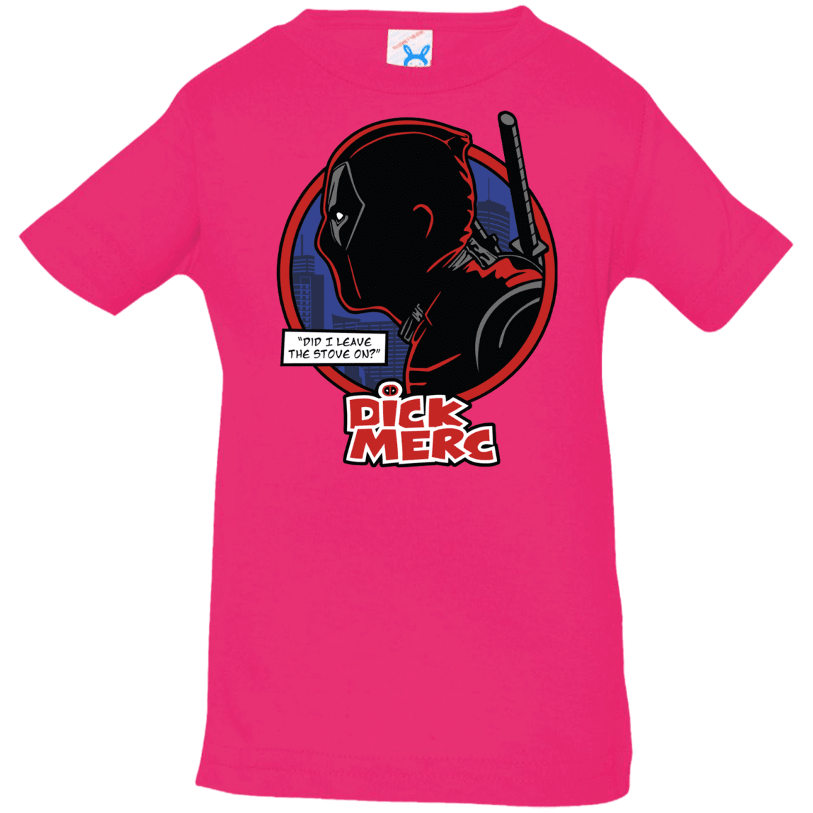 T-Shirts Hot Pink / 6 Months Dick Merc Infant Premium T-Shirt
