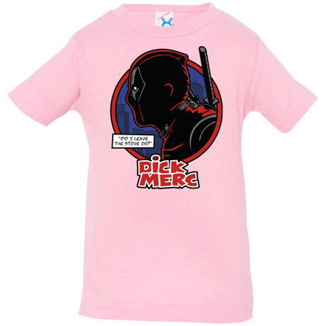 T-Shirts Pink / 6 Months Dick Merc Infant Premium T-Shirt