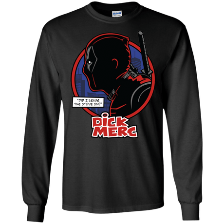 T-Shirts Black / S Dick Merc Men's Long Sleeve T-Shirt