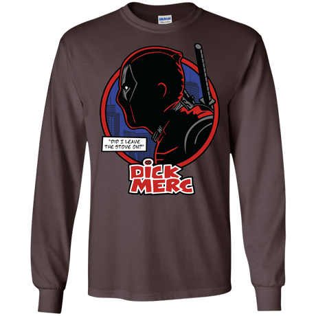 T-Shirts Dark Chocolate / S Dick Merc Men's Long Sleeve T-Shirt