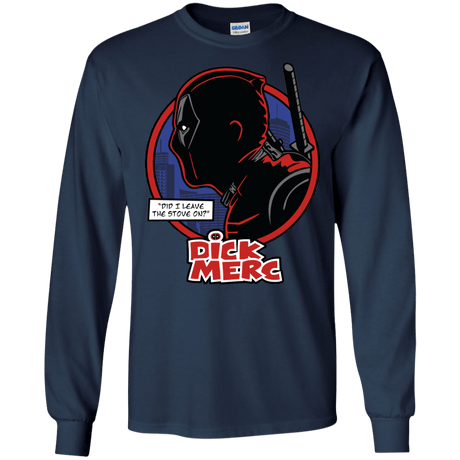 T-Shirts Navy / S Dick Merc Men's Long Sleeve T-Shirt