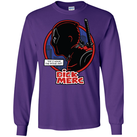 T-Shirts Purple / S Dick Merc Men's Long Sleeve T-Shirt