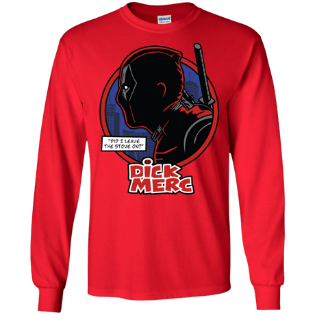 T-Shirts Red / S Dick Merc Men's Long Sleeve T-Shirt