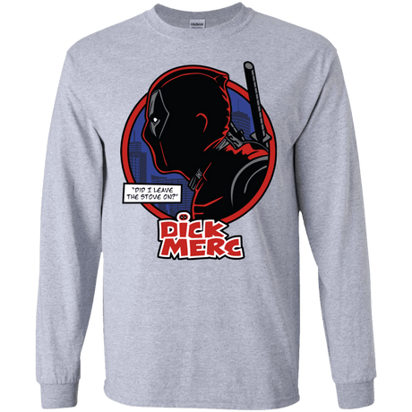 T-Shirts Sport Grey / S Dick Merc Men's Long Sleeve T-Shirt