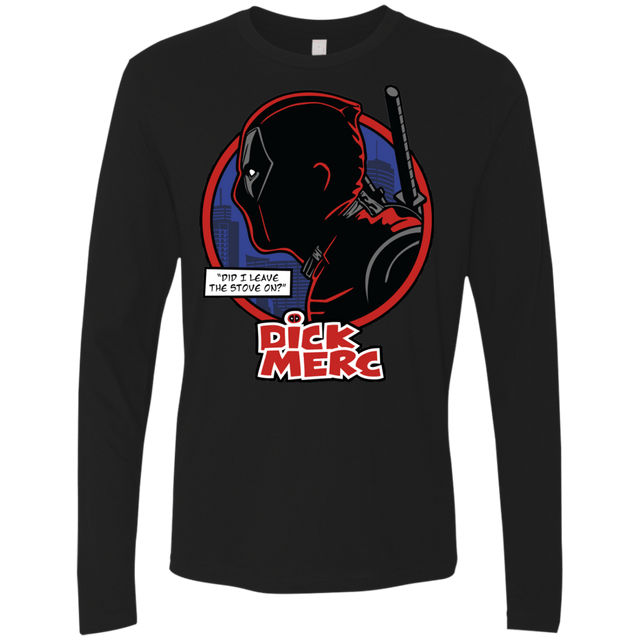T-Shirts Black / S Dick Merc Men's Premium Long Sleeve