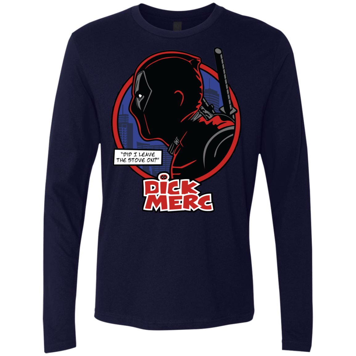 T-Shirts Midnight Navy / S Dick Merc Men's Premium Long Sleeve