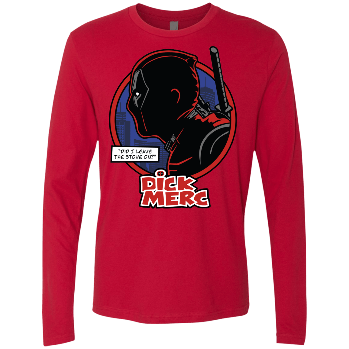 T-Shirts Red / S Dick Merc Men's Premium Long Sleeve