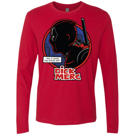 T-Shirts Red / S Dick Merc Men's Premium Long Sleeve