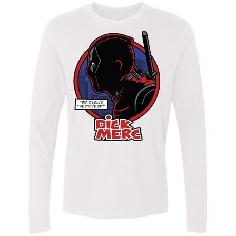 T-Shirts White / S Dick Merc Men's Premium Long Sleeve