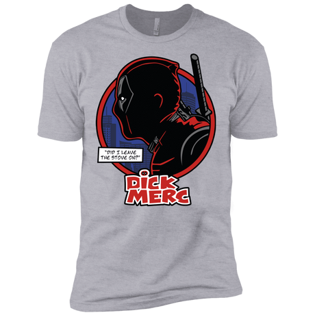 T-Shirts Heather Grey / X-Small Dick Merc Men's Premium T-Shirt