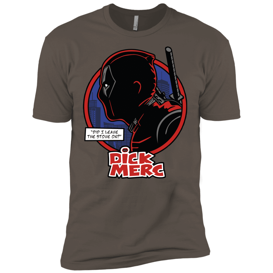 T-Shirts Warm Grey / X-Small Dick Merc Men's Premium T-Shirt