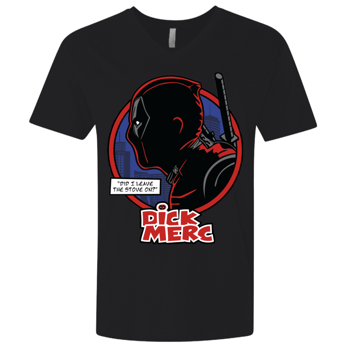 T-Shirts Black / X-Small Dick Merc Men's Premium V-Neck
