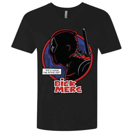 T-Shirts Black / X-Small Dick Merc Men's Premium V-Neck