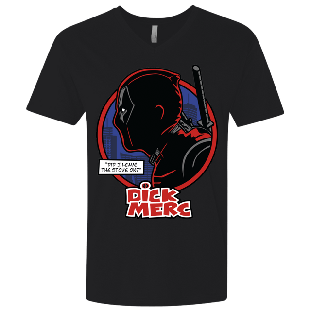 T-Shirts Black / X-Small Dick Merc Men's Premium V-Neck