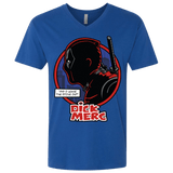 T-Shirts Royal / X-Small Dick Merc Men's Premium V-Neck