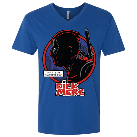 T-Shirts Royal / X-Small Dick Merc Men's Premium V-Neck