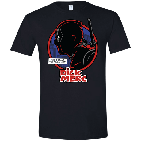 T-Shirts Black / X-Small Dick Merc Men's Semi-Fitted Softstyle