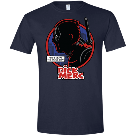 T-Shirts Navy / X-Small Dick Merc Men's Semi-Fitted Softstyle
