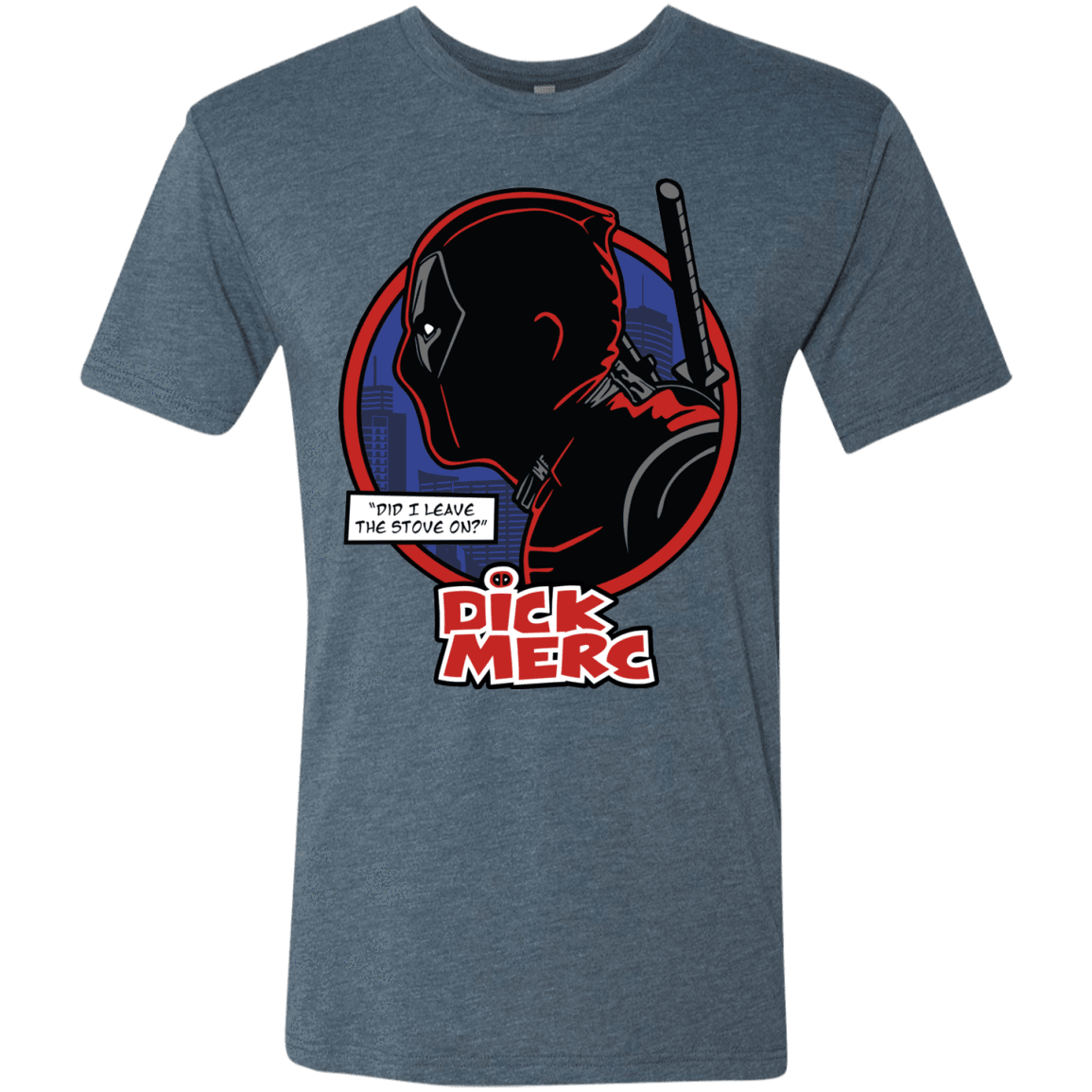 T-Shirts Indigo / S Dick Merc Men's Triblend T-Shirt