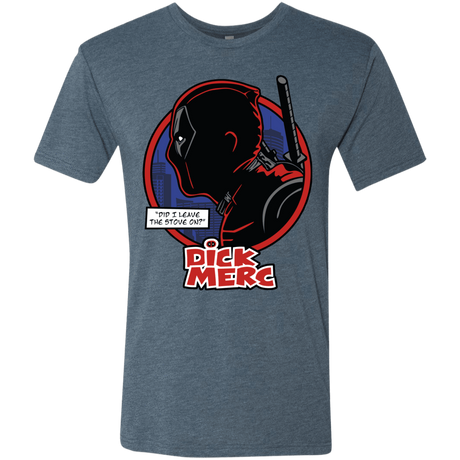 T-Shirts Indigo / S Dick Merc Men's Triblend T-Shirt