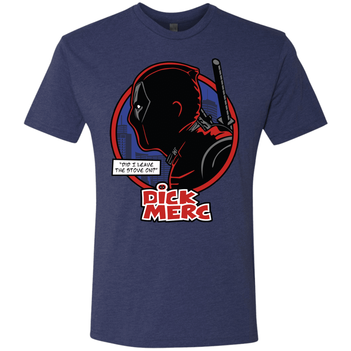 T-Shirts Vintage Navy / S Dick Merc Men's Triblend T-Shirt