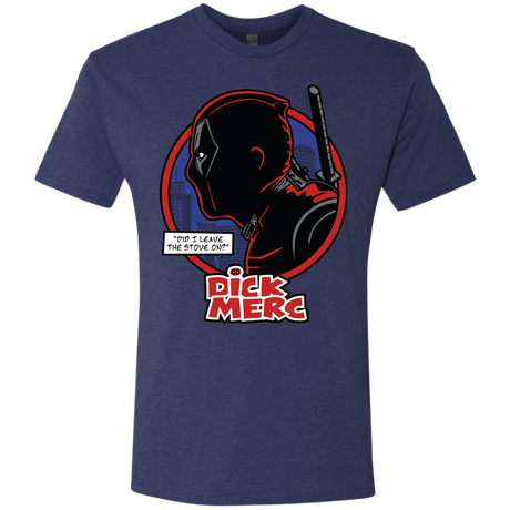 T-Shirts Vintage Navy / S Dick Merc Men's Triblend T-Shirt