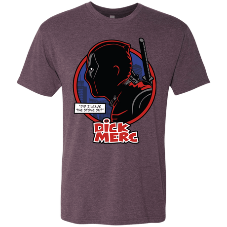 T-Shirts Vintage Purple / S Dick Merc Men's Triblend T-Shirt