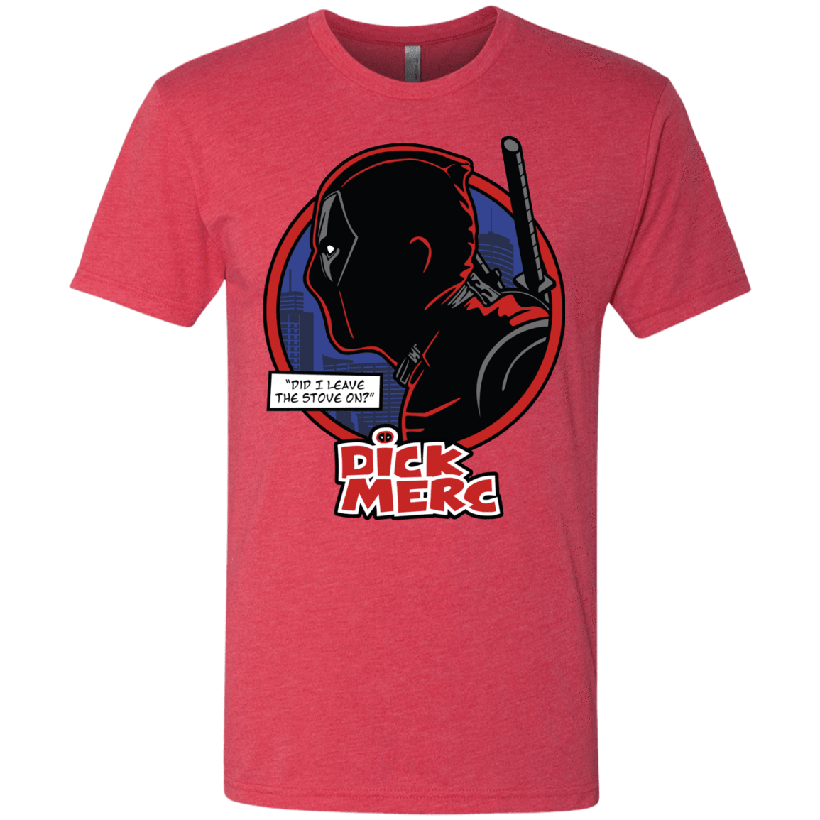 T-Shirts Vintage Red / S Dick Merc Men's Triblend T-Shirt