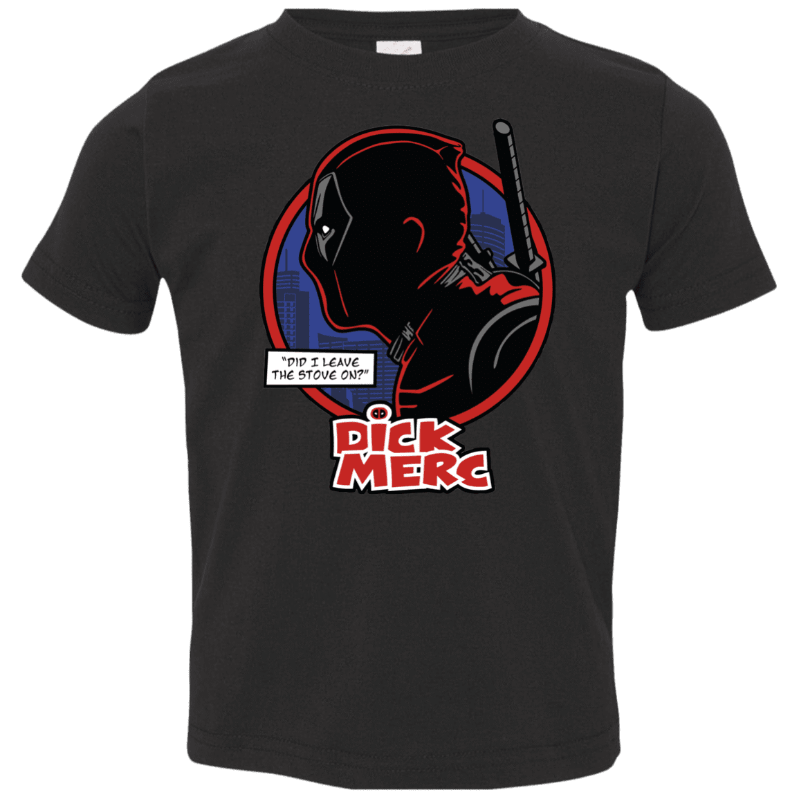 T-Shirts Black / 2T Dick Merc Toddler Premium T-Shirt