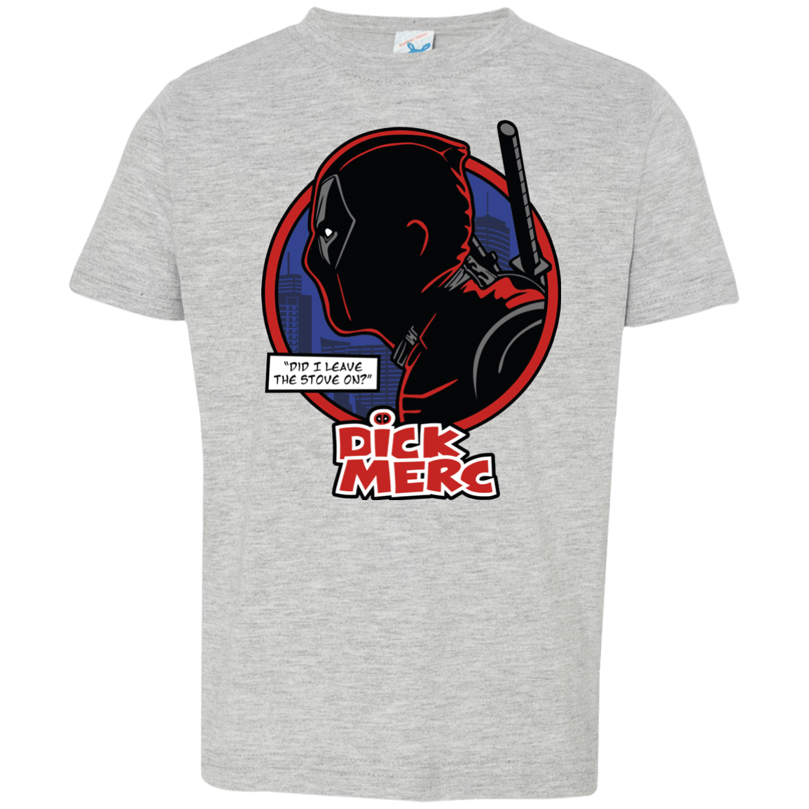 T-Shirts Heather Grey / 2T Dick Merc Toddler Premium T-Shirt