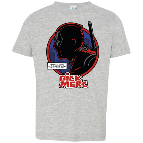 T-Shirts Heather Grey / 2T Dick Merc Toddler Premium T-Shirt