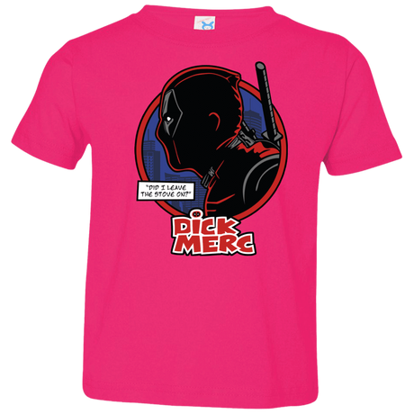 T-Shirts Hot Pink / 2T Dick Merc Toddler Premium T-Shirt