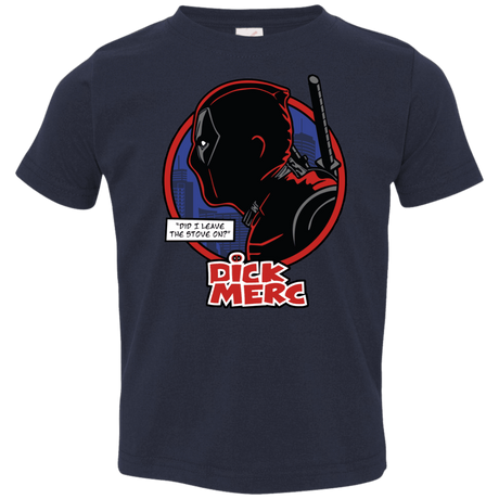 T-Shirts Navy / 2T Dick Merc Toddler Premium T-Shirt