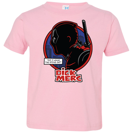 T-Shirts Pink / 2T Dick Merc Toddler Premium T-Shirt