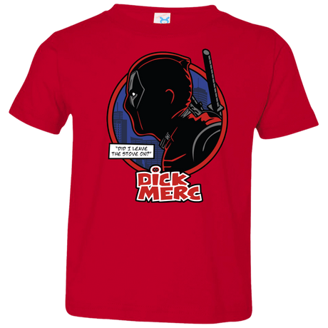 T-Shirts Red / 2T Dick Merc Toddler Premium T-Shirt