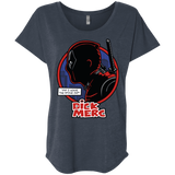 T-Shirts Vintage Navy / X-Small Dick Merc Triblend Dolman Sleeve