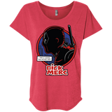 T-Shirts Vintage Red / X-Small Dick Merc Triblend Dolman Sleeve