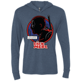 T-Shirts Indigo / X-Small Dick Merc Triblend Long Sleeve Hoodie Tee