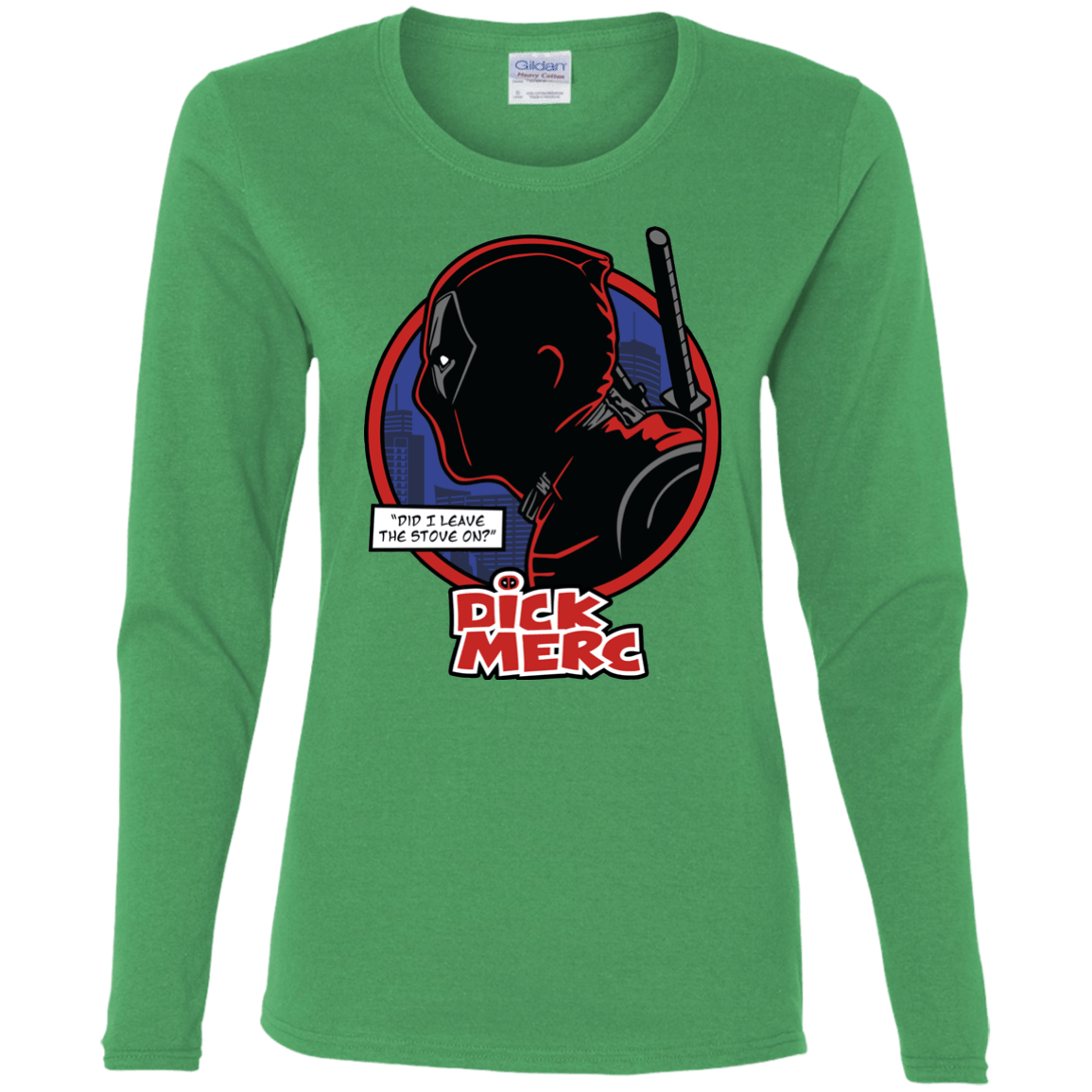 T-Shirts Irish Green / S Dick Merc Women's Long Sleeve T-Shirt