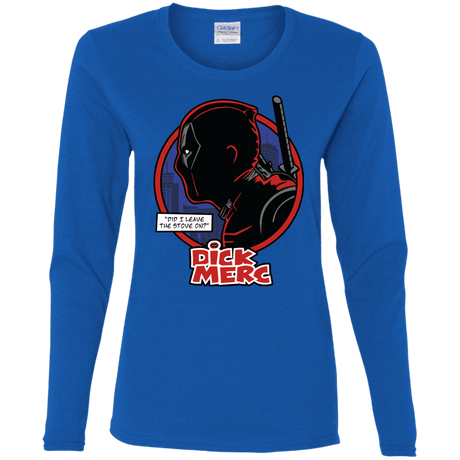 T-Shirts Royal / S Dick Merc Women's Long Sleeve T-Shirt