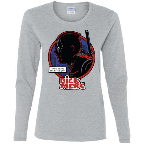 T-Shirts Sport Grey / S Dick Merc Women's Long Sleeve T-Shirt