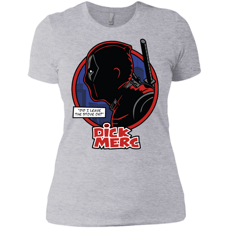 T-Shirts Heather Grey / X-Small Dick Merc Women's Premium T-Shirt
