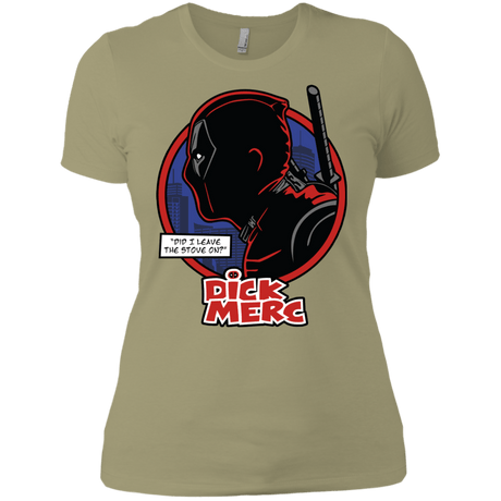 T-Shirts Light Olive / X-Small Dick Merc Women's Premium T-Shirt