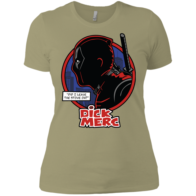 T-Shirts Light Olive / X-Small Dick Merc Women's Premium T-Shirt