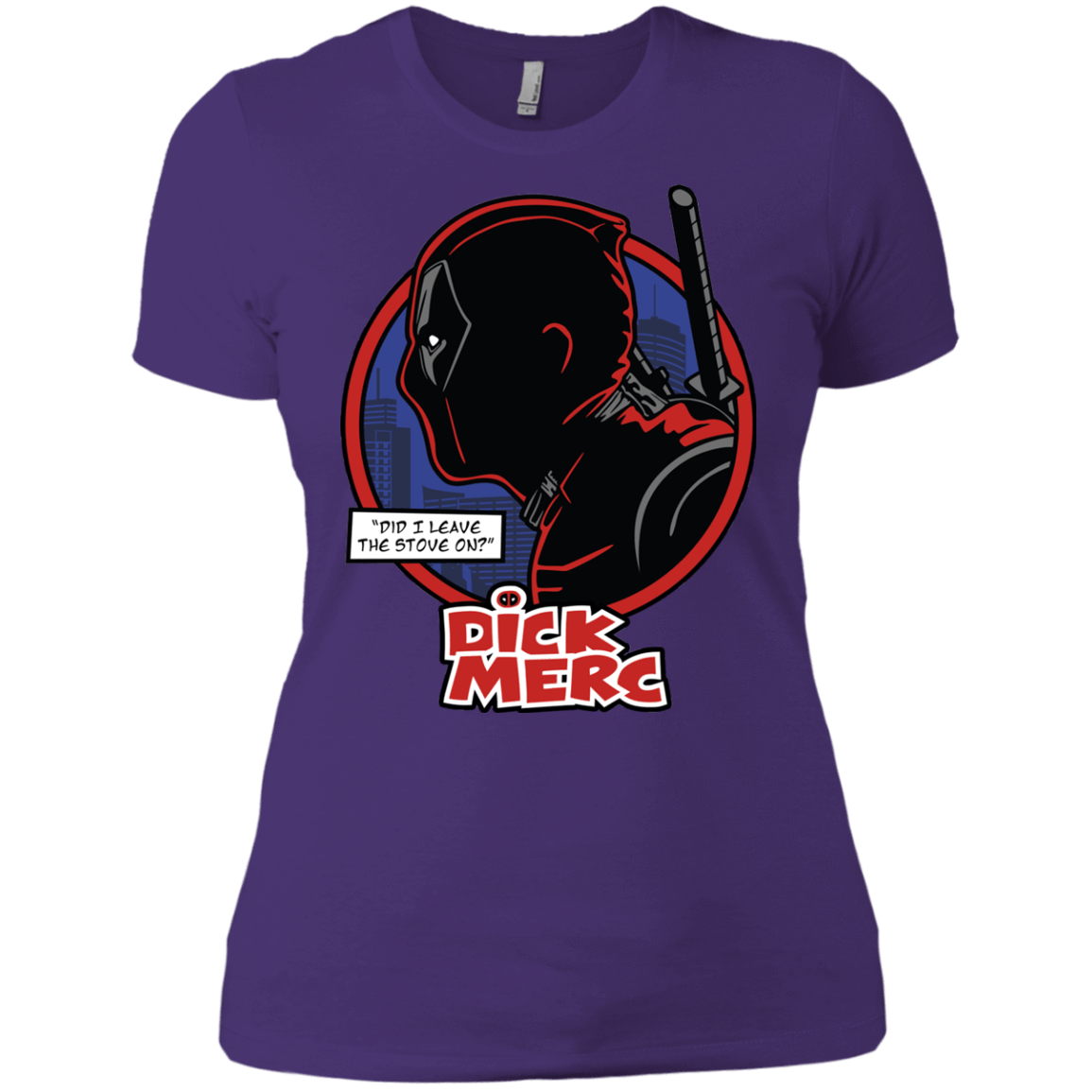 T-Shirts Purple Rush/ / X-Small Dick Merc Women's Premium T-Shirt